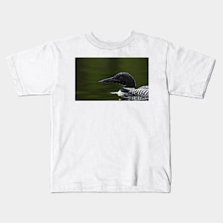 Water drops - Common Loon Kids T-Shirt